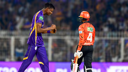 Kolkata Knight Riders' Blessing Muzarabani. (Photo/ANI)