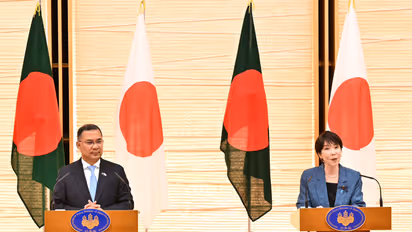 Prime Minister of Bangladesh, Tarique Rahman and Prime Minister of Japan, Sanae Takaichi (Photo/Bangladesh PMO)