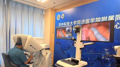Indian doctor in Wuhan performs remote robotic surgery on Hyderabad patient (Photo/X/@ChinaSpox_India)