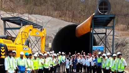 Visual of students from site (Photo/ANI)
