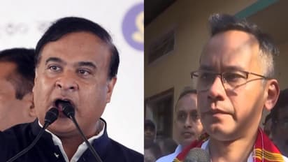Assam CM Himanta Biswa Sarma and Congress MP Gaurav Gogoi (Photo/ANI)