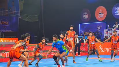 A visual from the match between Awadh Ramdoots and Purvanchal Panthers. (Photo: UPKL)