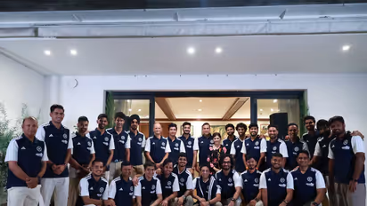 Team India with India's Ambassador to Japan Nagma Mallick (Photo: X/@IndianEmbTokyo)