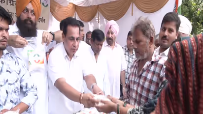 Congress organises Sugar Langar in Chandigarh (Photo/ANI)