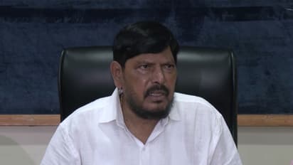 Union Minister of State for Social Justice and Empowerment, Ramdas Athawale (Photo/ANI)