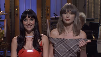 Taylor Swift, Dakota Johnson (Photo/X@nbcsnl)