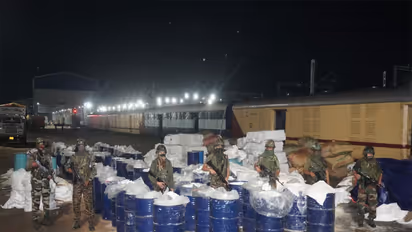 Assam Rifles and DRI seizes 55,626 bottles of Codeine (Photo/ANI)