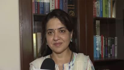 Shiv Sena spokesperson Shaina NC (Photo/ANI)