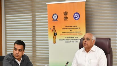 Gujarat Chief Minister Bhupendra Patel at a meeting (Photo/Bhupendra Patel on X)