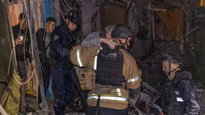 Ukraine alleges Russian strikes cause destruction (Photo/X/@ZelenskyyUa)