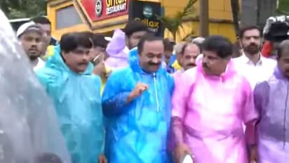 Keralam Chief Minister VD Satheesan visits the Wayanad's Kalladi landslide spot. (Photo/ANI)