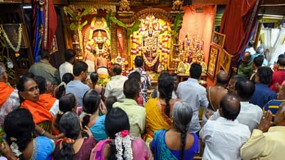 Devotees offer prayers at the Tirumala Tirupati Devasthanams Temple  (File Photo/ANI)