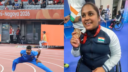 Nishad Kumar (L) and Mona Agarwal (R). (Photo: PCI/ANI)