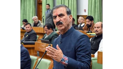 Himachal Pradesh Chief Minister Thakur Sukhvinder Singh Sukhu (Photo/ ANI)