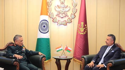 General Anil Chauhan, Chief of Defence Staff  meets Mohammed Bin Nasser Bin Ali Al-Zaabi, Secretary General, MoD, Sultanate of Oman (Photo: X/@HQ_IDS_India)