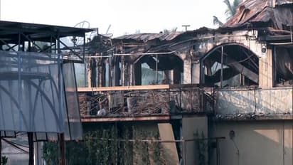 Aftermath of fire at Birch by Romeo Lane restaurant in Arpora, Goa (File Photo/ANI)