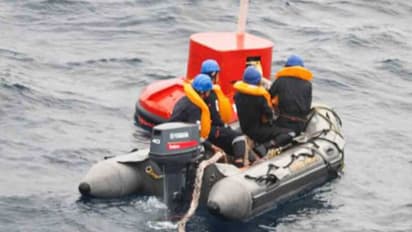 Indian Coast Guard recovers dislocated scientific data buoy (Photo X/@IndiaCoastGuard)