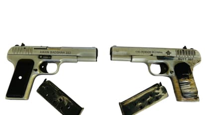 Two pistols recovered from the accused in Pujab (Photo/ Information and public relation department, Punjab)