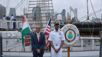 INS Sudarshini concludes port call at New York (Photo/Defence Ministry)