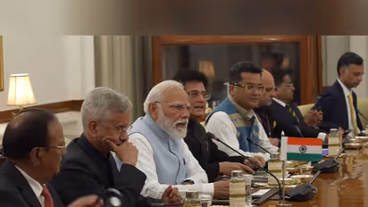 India-Brazil delegation-level talks (Photo/ Narendra Modi Youtube)