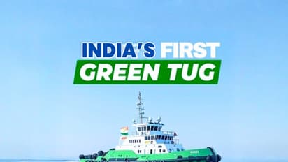 India’s first All Electric Green Tug (Photo/DPA, Kandla))