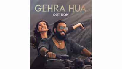 Poster of Gehra Hua song (Image source: Saregama)