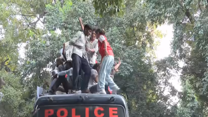 AISA holds protest march demanding CEC’s resignation (Photo/ANI)