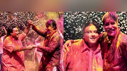 Adnan Sami drops Holi pictures with Big B (Photo/Instagram@adnansamiworld)