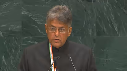 Congress MP Manish Tewari (Photo/X/@IndiaUNNewYork)
