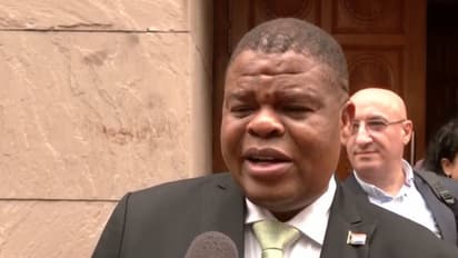 David Mahlobo,South Africa Deputy Minister Water and Sanitation (Photo/ ANI)