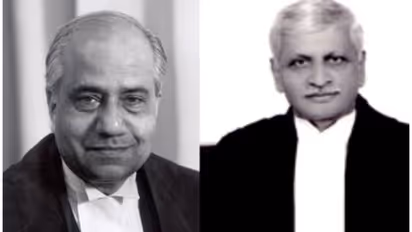Justice BN Srikrishna and former Chief Justice of India UU Lalit (sci.gov.in)