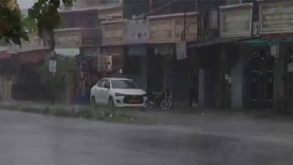 Heavy downpor in Garhi Cantt area (Photo/ANI)