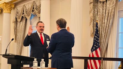 Brent Christensen newly sworn-in Ambassador to Bangladesh (Photo/@usembassydhaka)