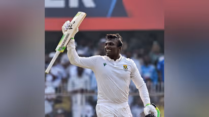 South Africa batter Senuran Muthusamy (Photo: ANI)