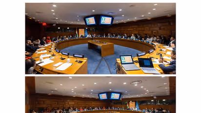 India commemorates 135th birth anniversary of BR Ambedkar at UN HQ in New York (Photo/X@IndiaUNNewYork)