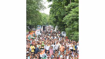 TMC observes 21st July Martyr's Day rally at Birla Planetarium, Kolkata, West Bengal (Photo/@AITCofficial)