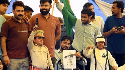 CJP supporters and students at Jantar Mantar (File Photo/ANI)