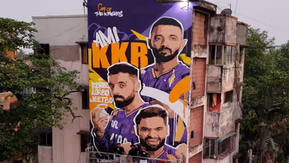 KKR's fan mural at Rash Behari Avenue in South Kolkata (Photo: KKR)
