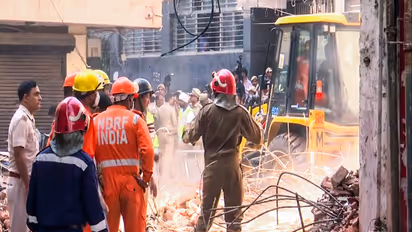 South Delhi's Satya Niketan building collapse site (File Photo/ANI)