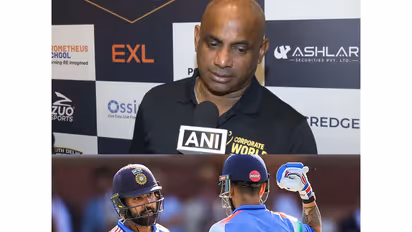 Sanath Jayasuriya (top), Rohit Sharma and Virat Kohli (bottom). (Photo: ANI)