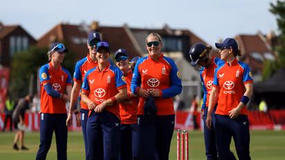 England team. (Photo: @englandcricket X)