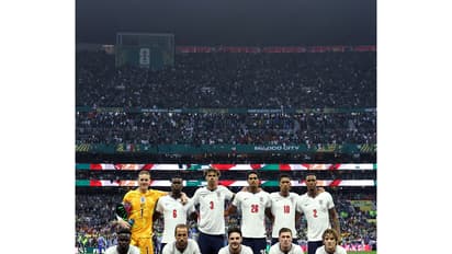 England players in action during R16 clash against Mexico in FIFA World Cup 2026 (Photo: X/@England)