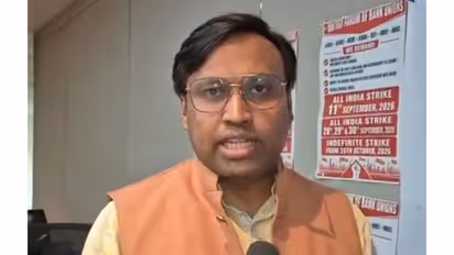 Kushal Gupta, Delhi President of All India Bank Officers' Confederation (AIBOC) (Photo/ANI)