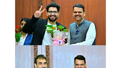 Pankaj Tripathi, Samay Raina with Maharashtra CM Devendra Fadnavis (Photo/Maharashtra CMO)