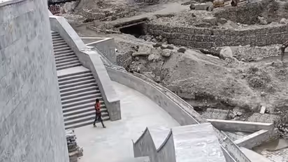 Reconstruction work in Kedarnath (Photo/ANI)