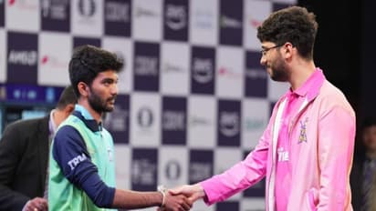 D Gukesh and Alireza (Photo/GCL)