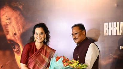 Kangana Ranaut, CM Vishnu Deo Sai (Photo/Instagram/@vishnudeosai)