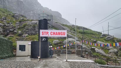 Sewage Treatment Plant (STP) at Changu, Sikkim (Photo: ANI)