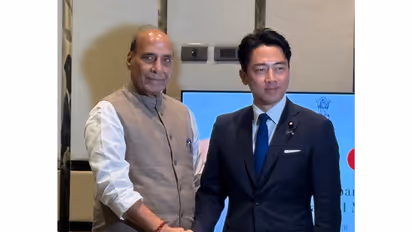 Defence Minister Rajnath Singh meets Japanese counterpart, Shinjiro Koizumi (Photo/X/@rajnathsingh)