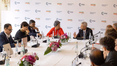 MEA Jaishankar at roundtable titled โDelhi Decides: Mapping Indiaโs Policy Calculusโ at MunSecCon2026 (Photo/X/@DrSJaishankar)